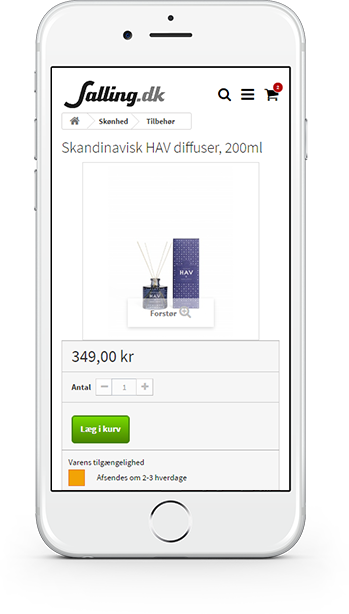 Salling.dk - Mobile responsive
